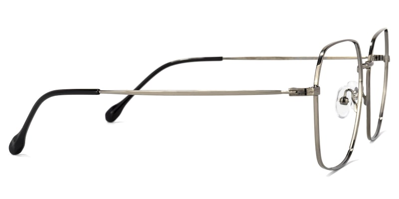 Zander Square Gray Glasses | Zeelool Glasses3