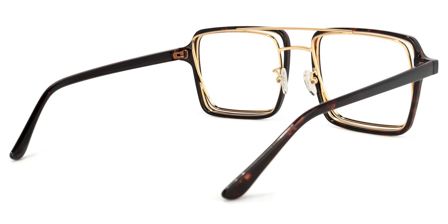 Zayne Aviator Tortoise Glasses | Zeelool Glasses4