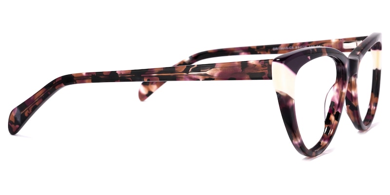 Freren Cateye Floral Glasses | Zeelool Glasses3