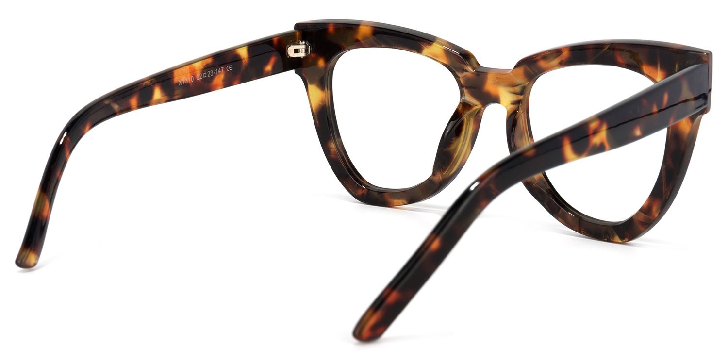 Hassan Cateye Tortoise Glasses | Zeelool Glasses4