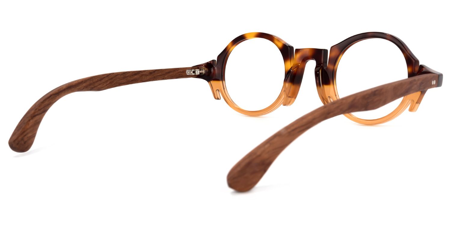 Charlie Round Tortoise Glasses | Zeelool Glasses4