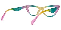 Harding Cateye Rainbow Glasses4