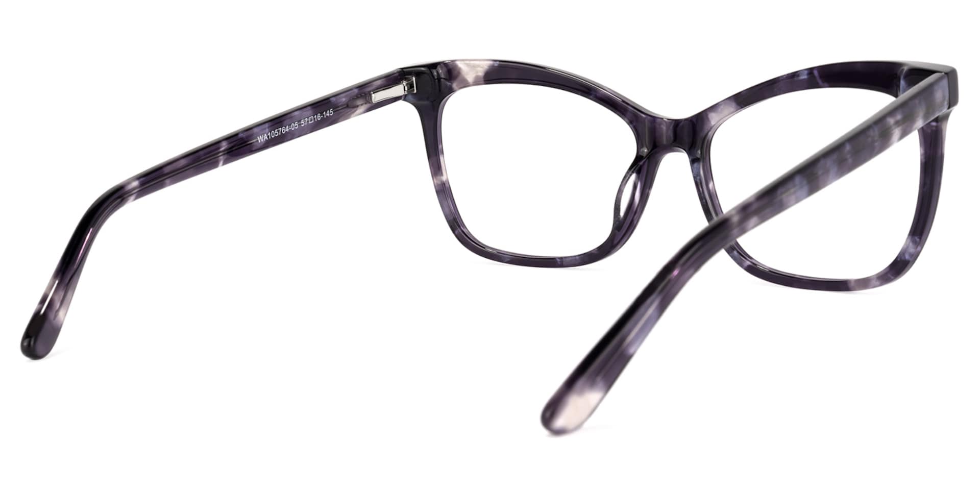 Richardson Cateye Gray Glasses | Zeelool Glasses2
