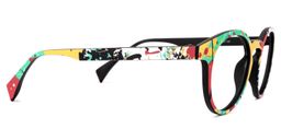 Street-Artist Colorful Round Glasses3