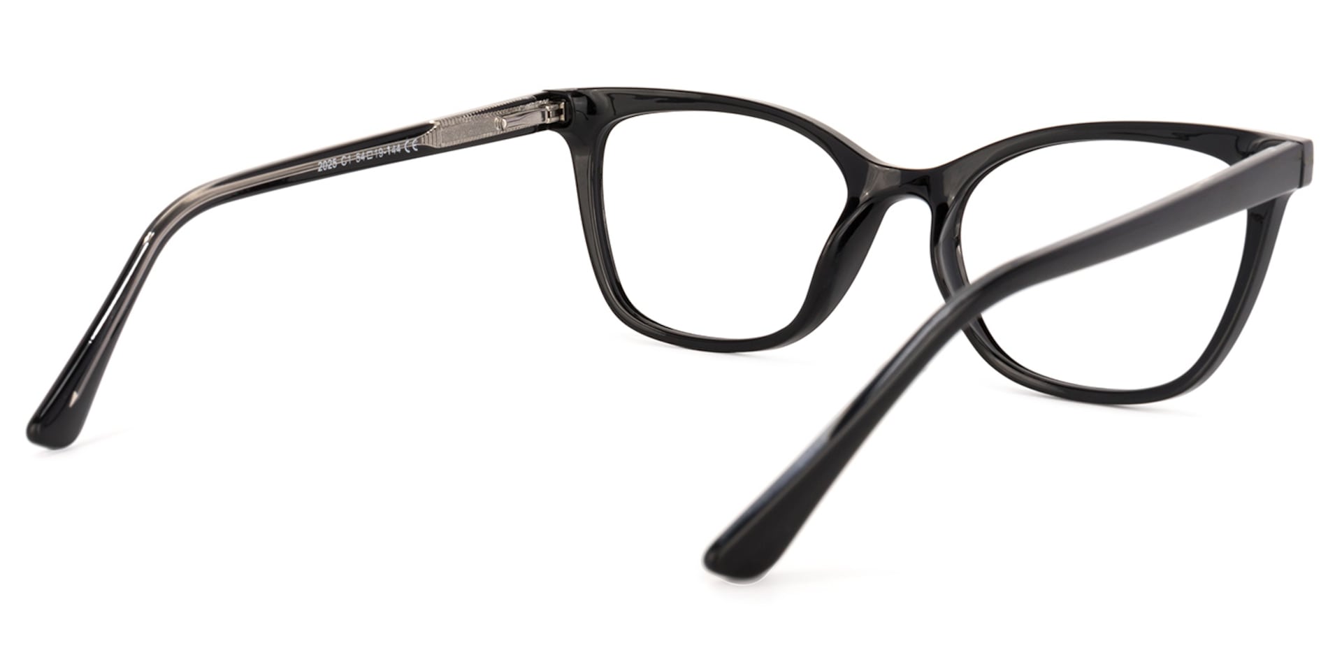 Graham Square Black Glasses | Zeelool Glasses4