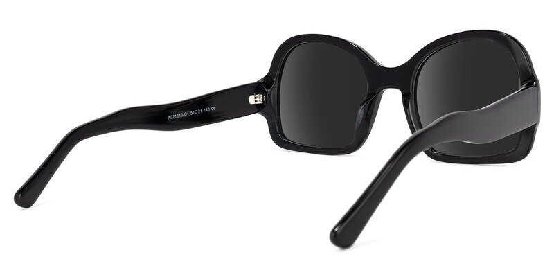 Peffer Geometric Black Sunglasses | Zeelool Glasses3