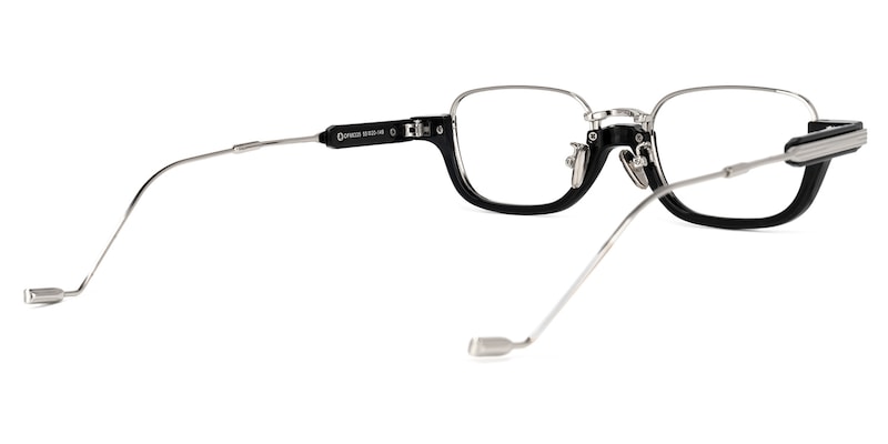 Sherrill Oval Silver Glasses | Zeelool Glasses4