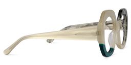 Kinkle Geometric Snake-Skin Glasses5