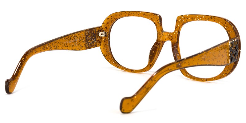 Mackenzie Geometric Earthy-Yellow Glasses | Zeelool Glasses4