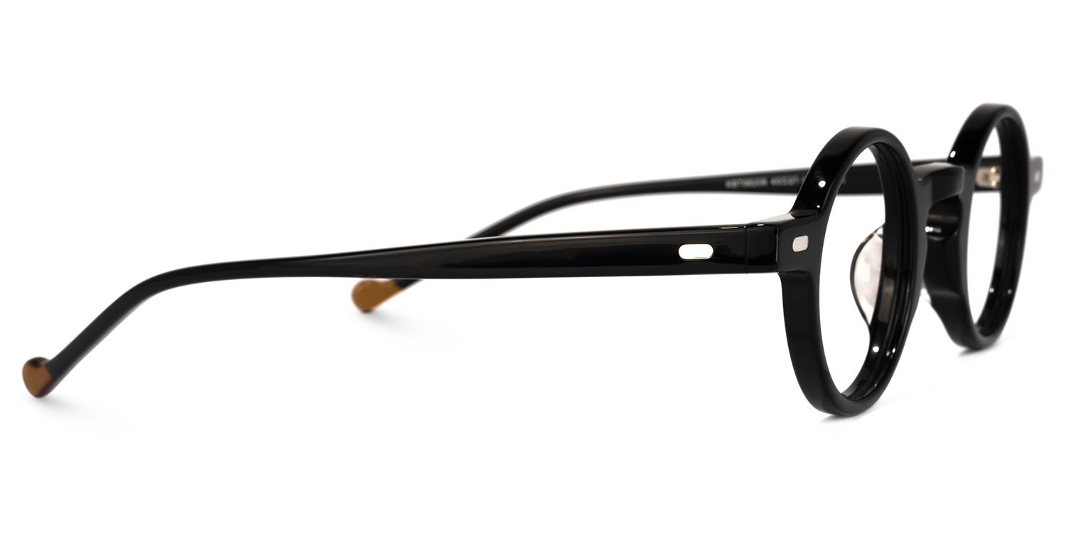 Danielle Round Black Glasses | Zeelool Glasses2