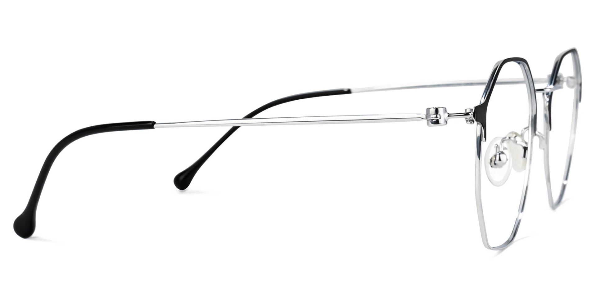 Chasisty Geometric Black Glasses | Zeelool Glasses2