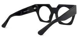 Lambert Geometric Black Glasses4