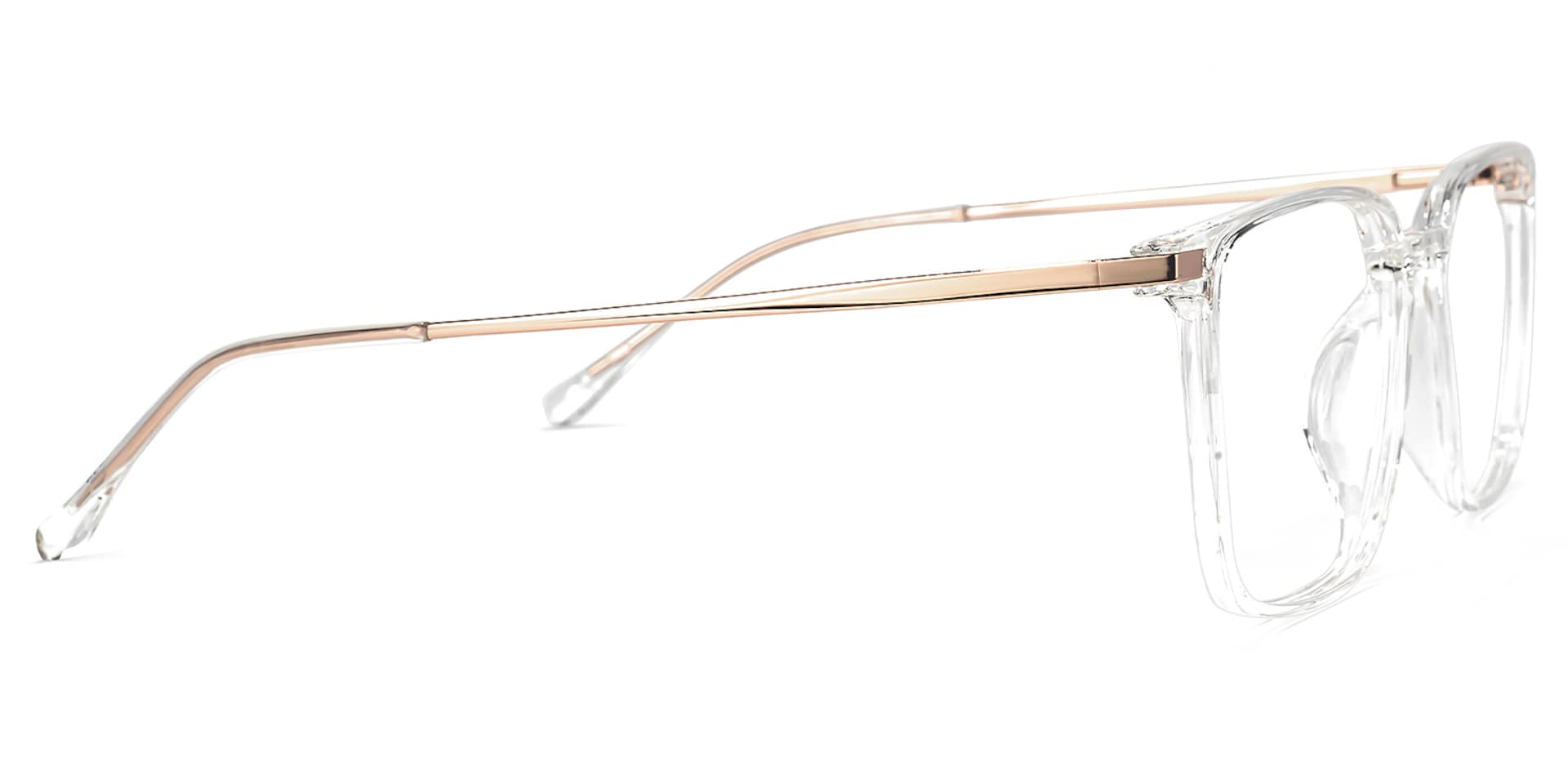 Litisha Square Crystal Glasses | Zeelool Glasses2