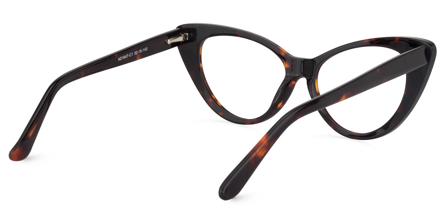 Alastair Cat eye Red Tortoise Glasses | Zeelool Glasses4
