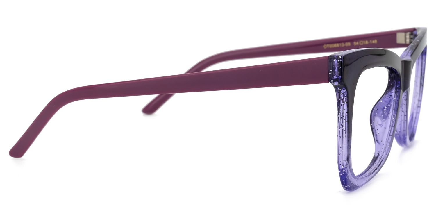 Yaritza Butterfly Purple Glasses | Zeelool Glasses2