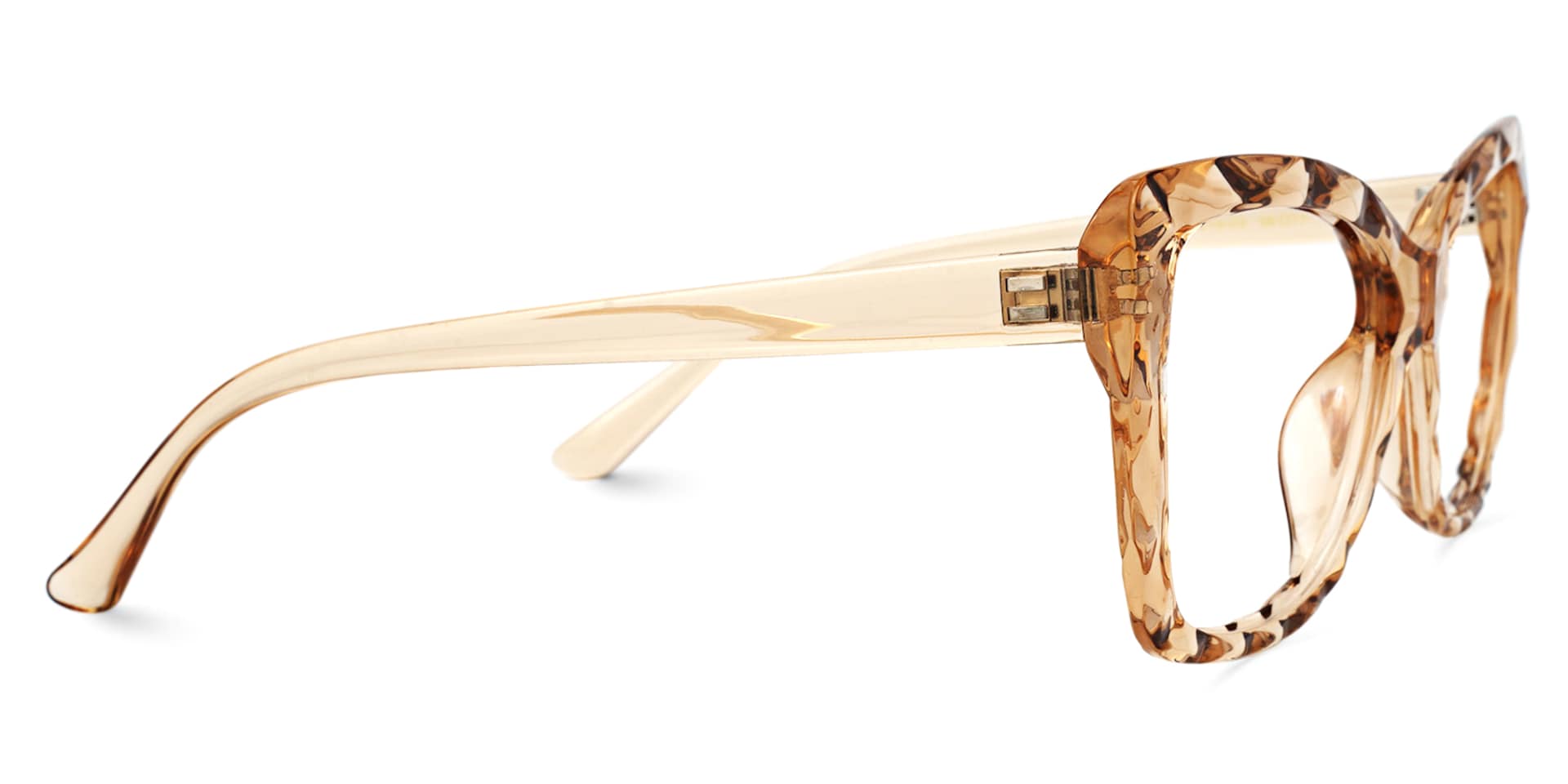 Wendell Cateye Champagne Glasses | Zeelool Glasses2