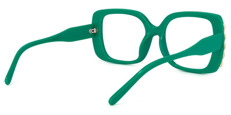 Seth Square Green Glasses | Zeelool Glasses4