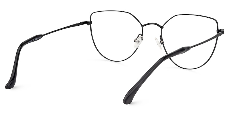 Doyle Cat Eye Black Glasses | Zeelool Glasses4