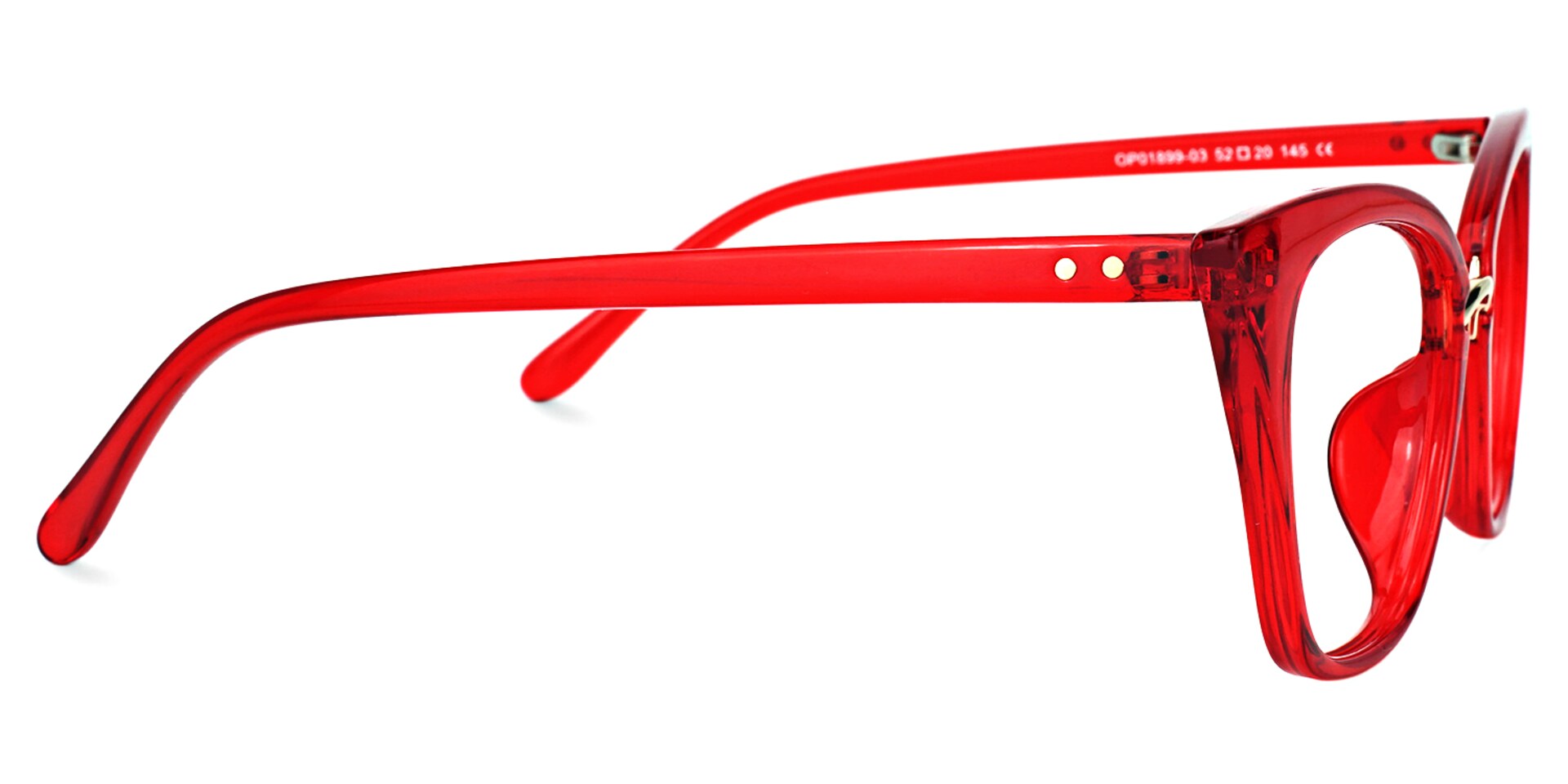 Chandrikar Cat Eye Red Glasses and Thin Frames Eyeglasses2