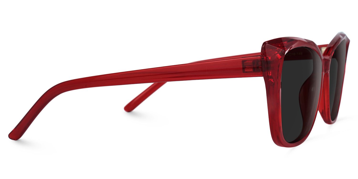 Farris Cat Eye Red Sunglasses for Women & Men | ZEELOOL2