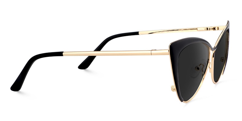 Ellen Cateye Black Sunglasses2