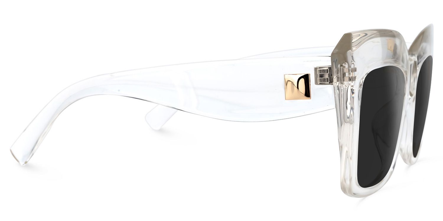 Alberta Cat Eye Clear Sunglasses | Zeelool Glasses2