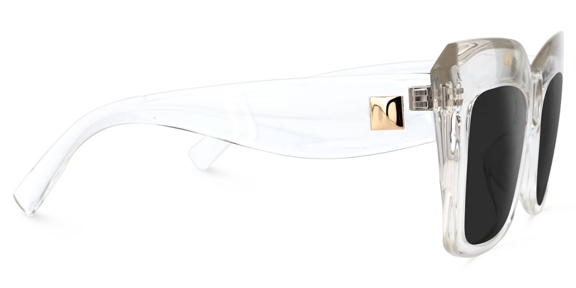 Alberta Cat Eye Crystal Sunglasses | Zeelool Glasses2