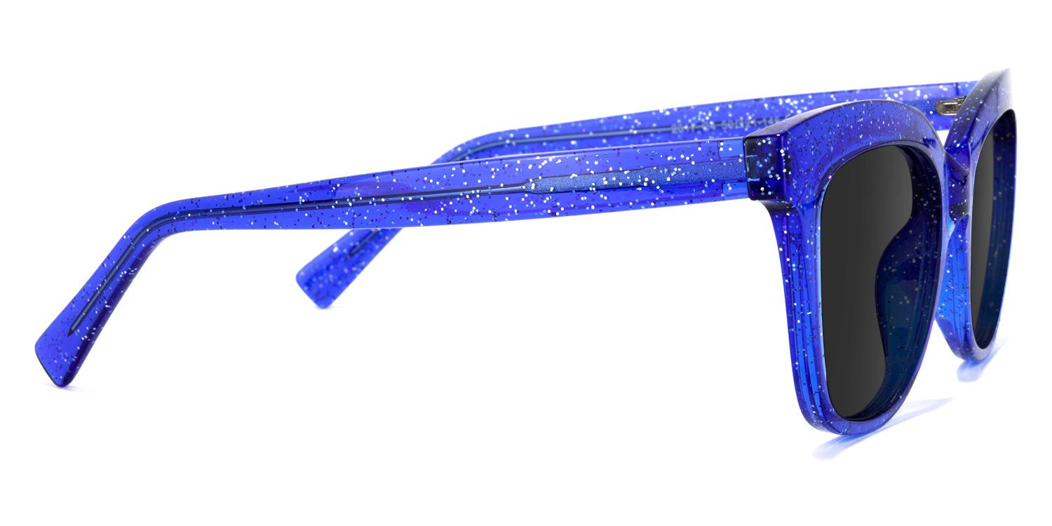 Santiago Cateye Blue Sunglasses | Zeelool Glasses2