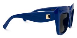 Alberta Cat Eye Blue Sunglasses2
