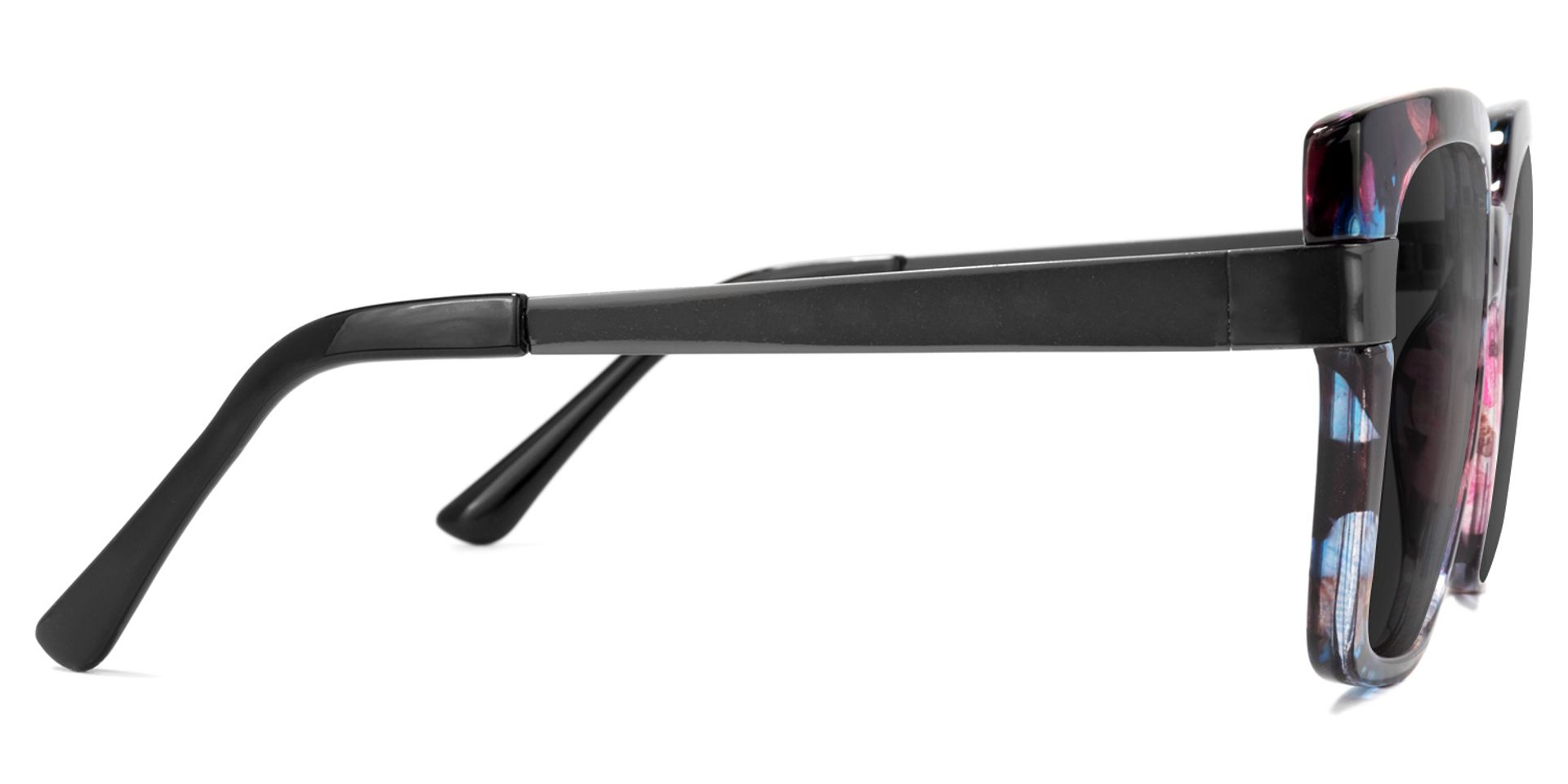 Reeves Square Floral Sunglasses | Zeelool Glasses1