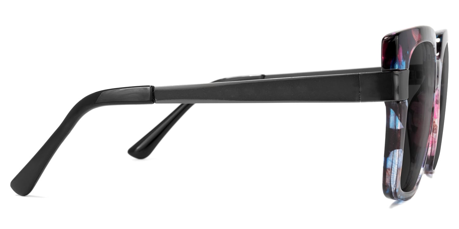 Reeves Square Floral Sunglasses