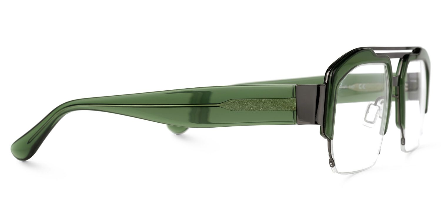 Curtis Aviator Green Glasses | ZEELOOL Canada2