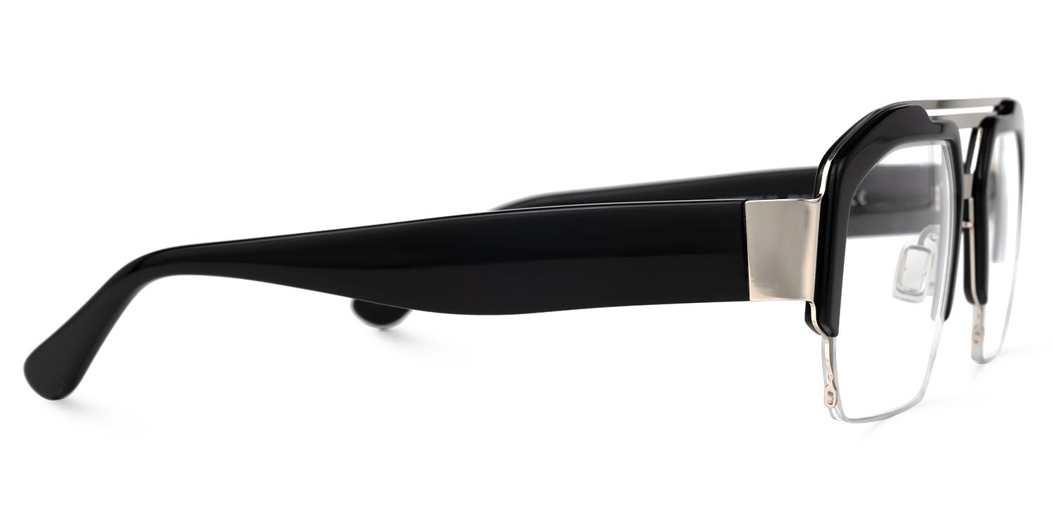 Curtis Aviator Black Glasses | ZEELOOL Canada1