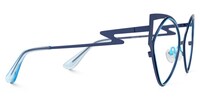 Eliana Cateye Blue Glasses2
