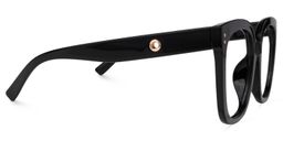 Ebony Square Black Glasses2