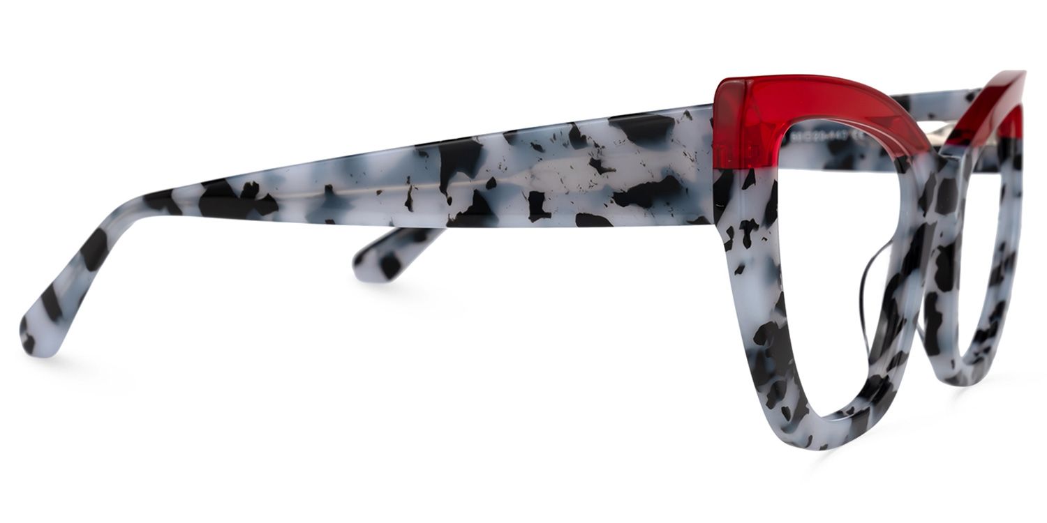 Shahdia Geometric Light-Tortoise Glasses | Zeelool Glasses2