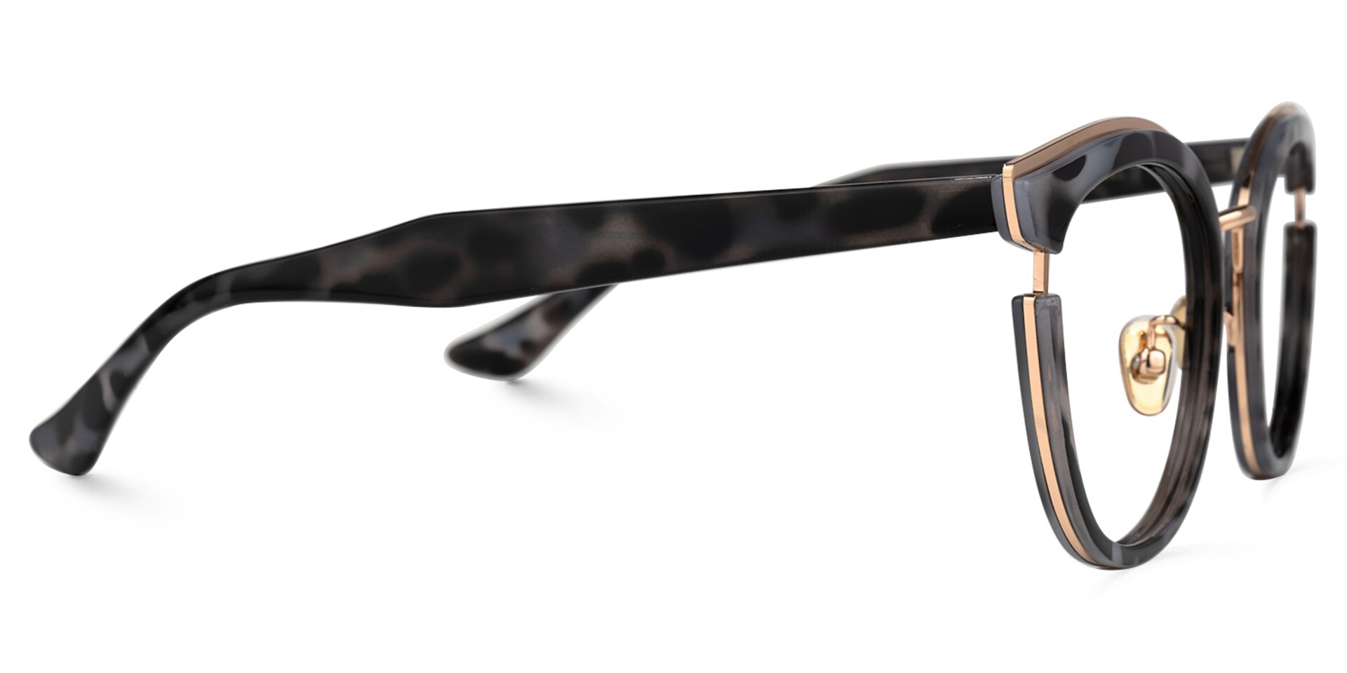 Laraine Cat Eye Light-Tortoise Glasses | Zeelool Glasses1