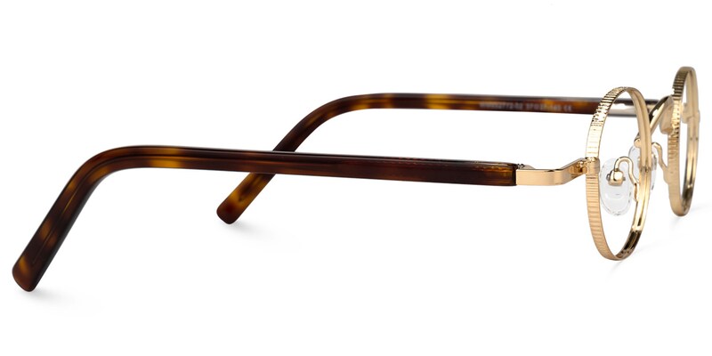 Cryssy Round Gold Glasses | Zeelool Glasses2