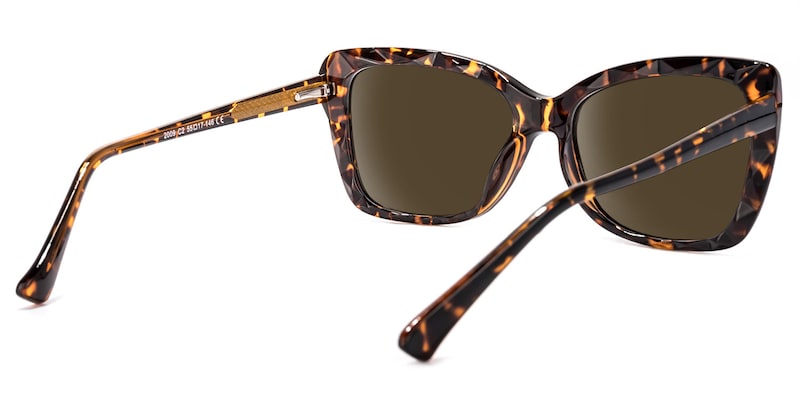 Edna Cateye Yellow-Tortoise Sunglasses | Zeelool Glasses4