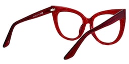Trenton Cateye Red Glasses4