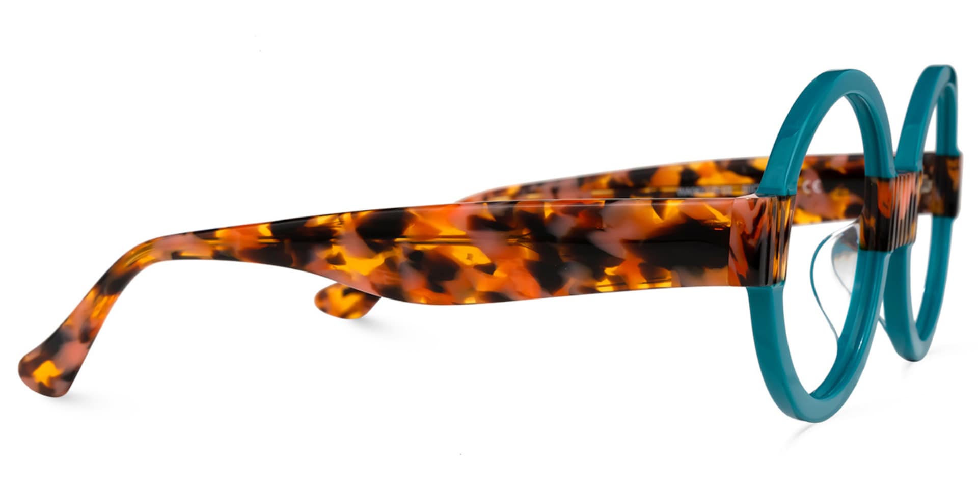 Lindsey Round Blue Frame Glasses | Zeelool2