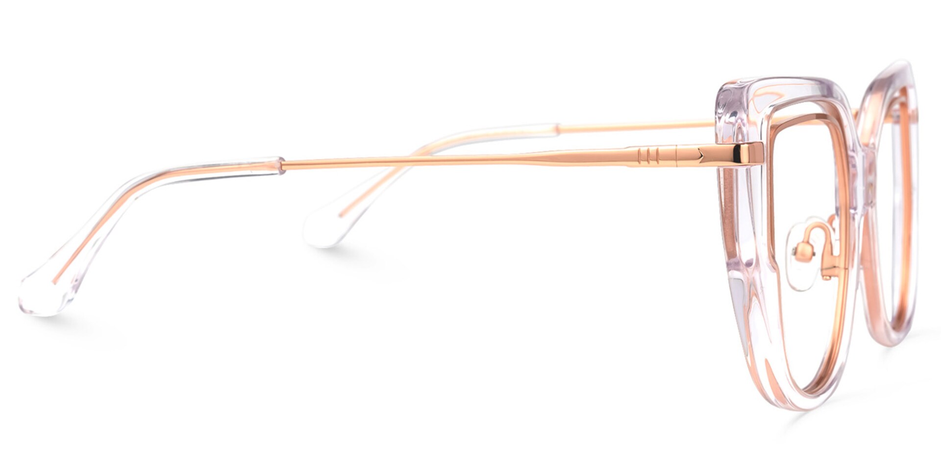 Celene Square Crystal Glasses | Zeelool Glasses2