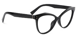 Saul Cateye Black Glasses3