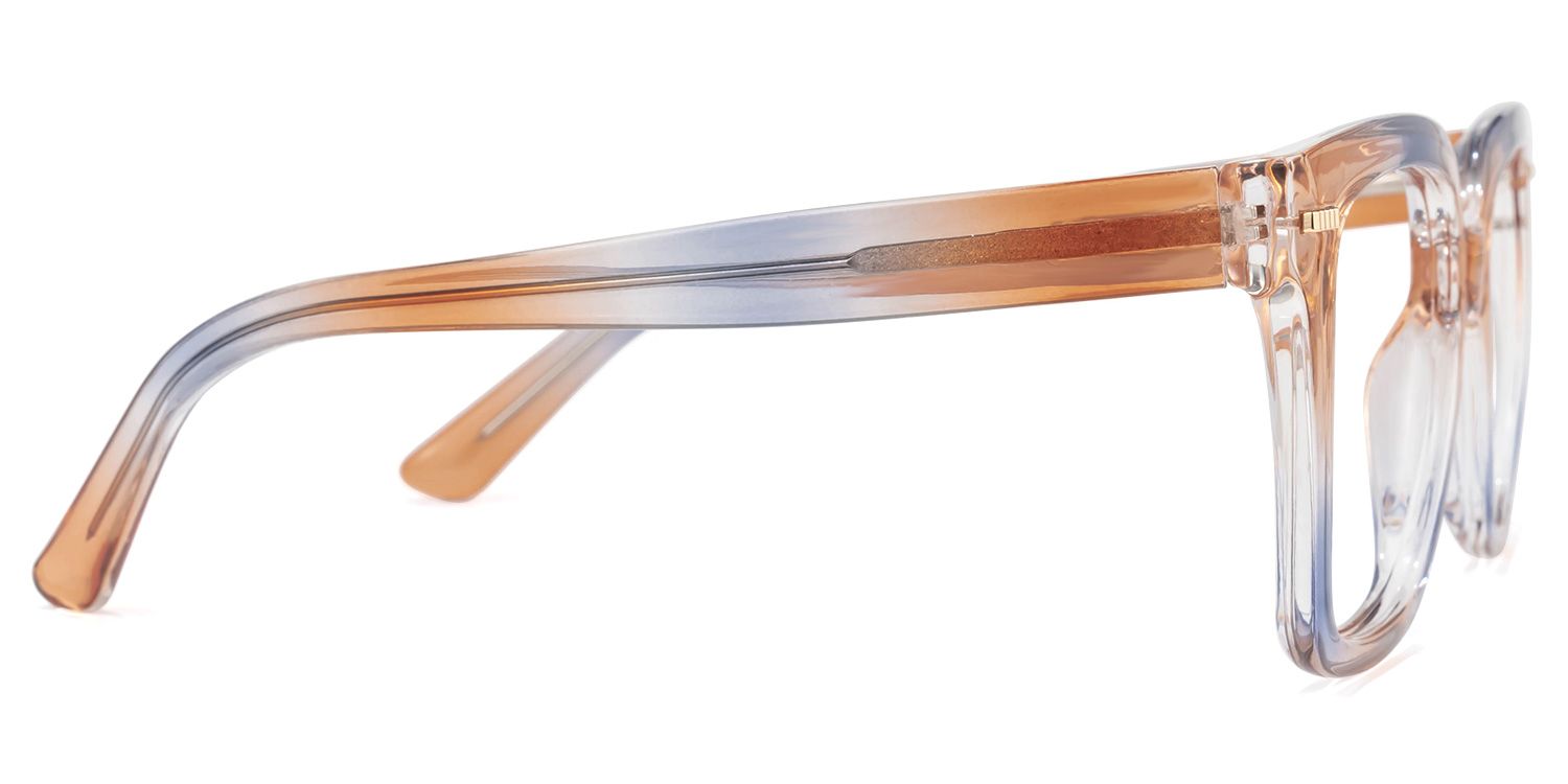 Luna Square Beige Glasses | Zeelool Glasses