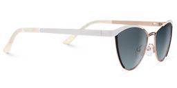 Sydney Cat Eye White Sunglasses3