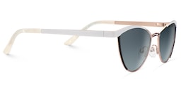 Sydney Cat Eye White Sunglasses3