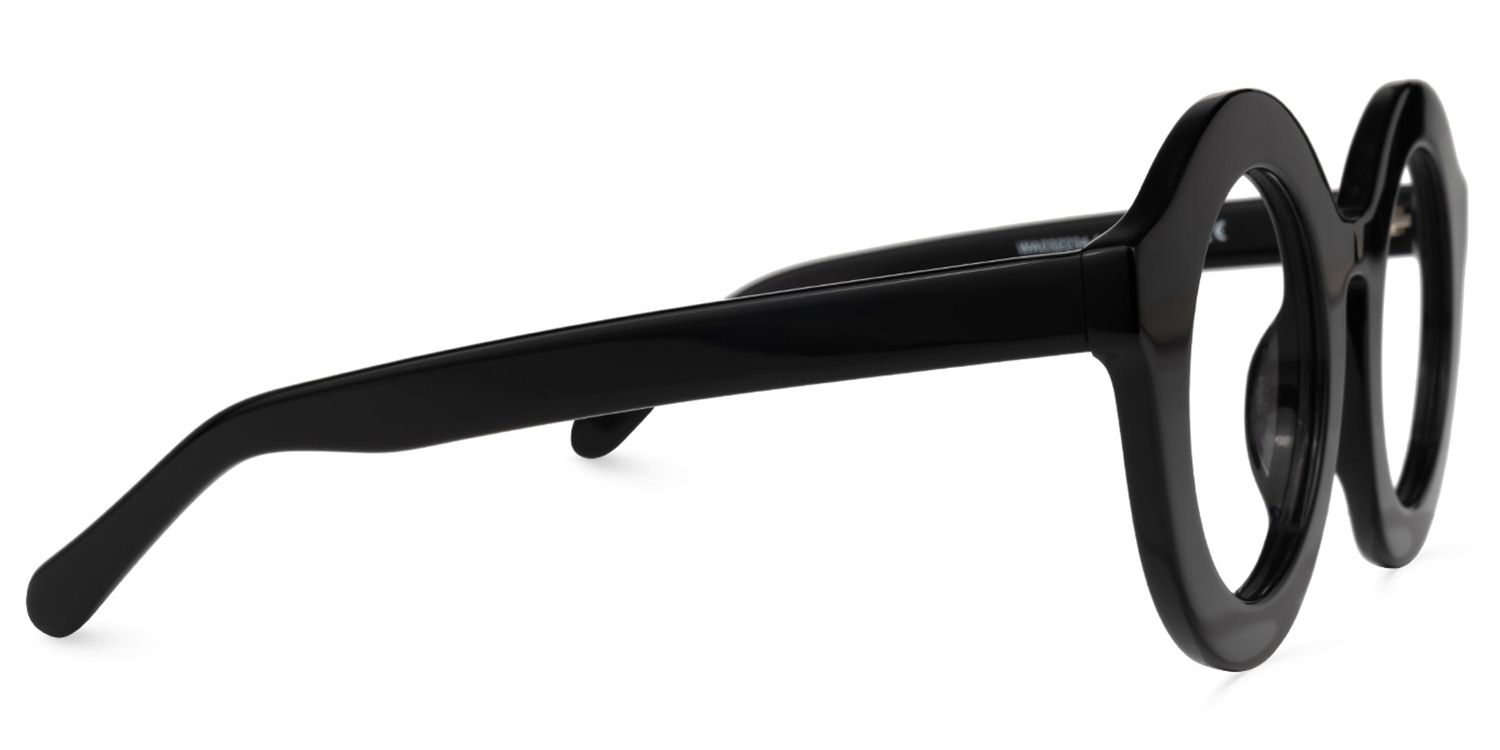 Vilmary Round Black Glasses | Zeelool Glasses2