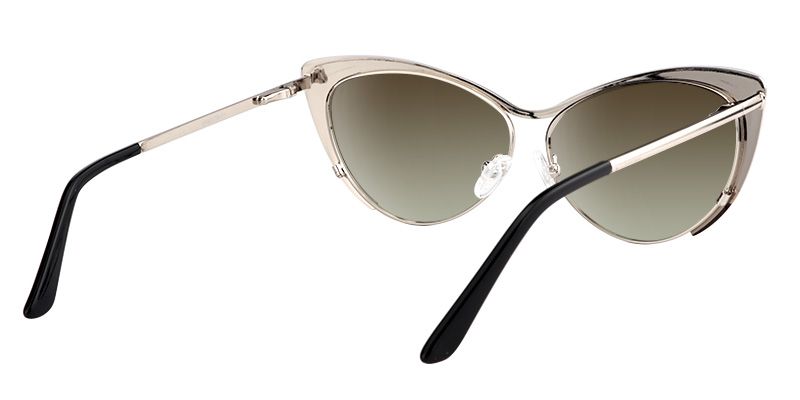 Ellen Cateye Silver Sunglasses | Zeelool Glasses4