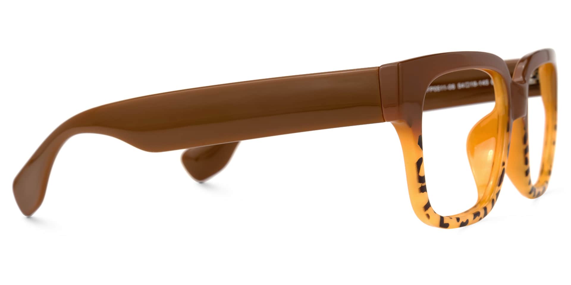 Colin Rectangle Brown Glasses | Zeelool Glasses2