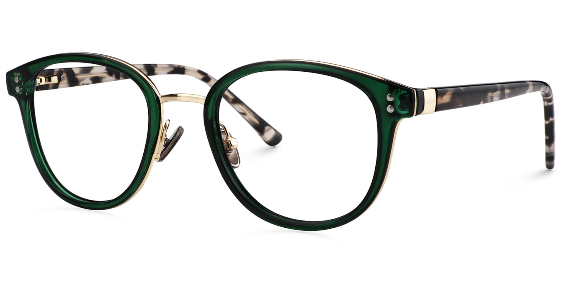 Matthew Round Green Glasses | Zeelool Glasses3